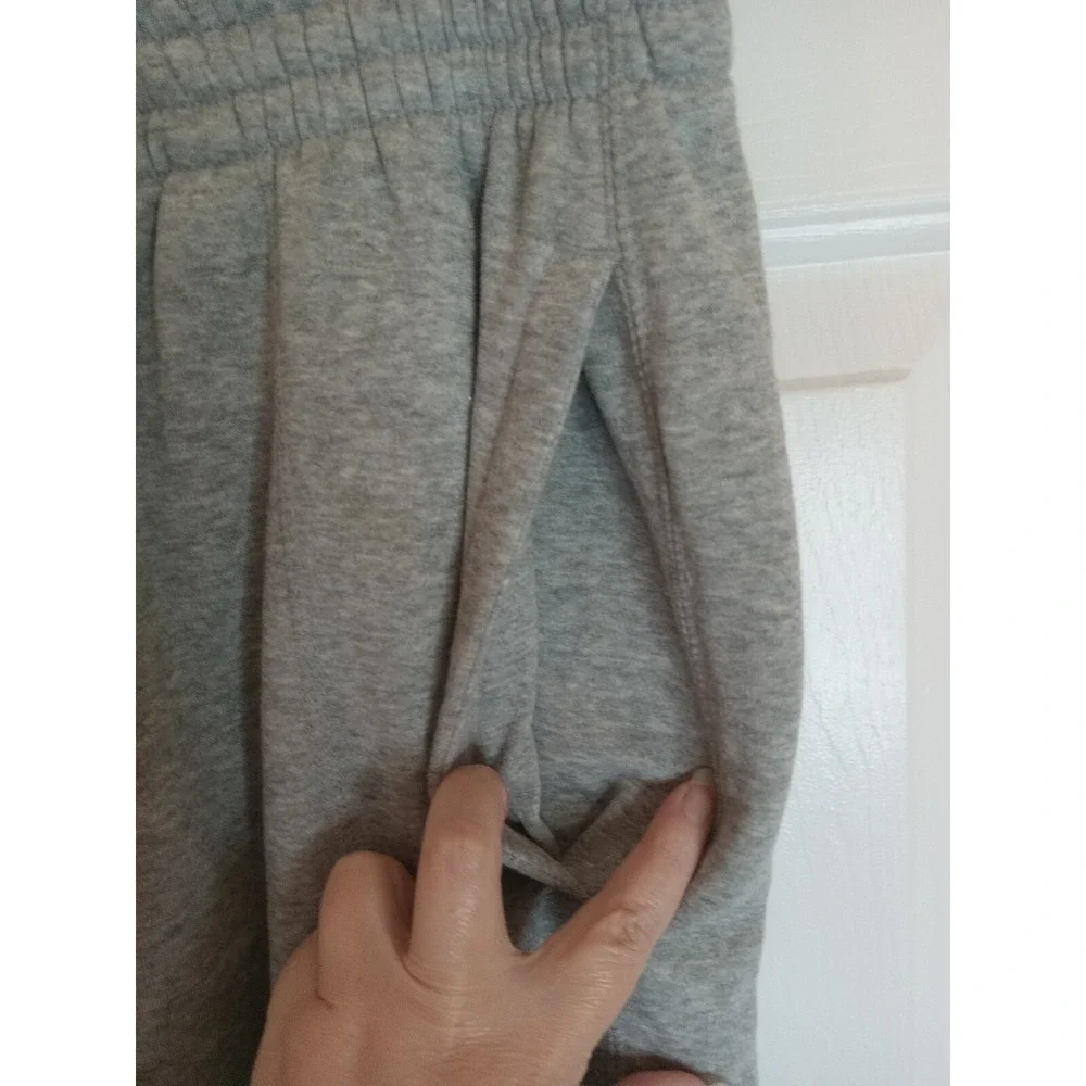 Jordan Pants Mens Med Grey  Charlotte Hornets Basketball Sweatpants Joggers Draw